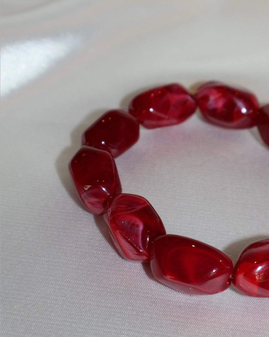 AMAsteria LaLunaTheLabel Armband Red/Gold