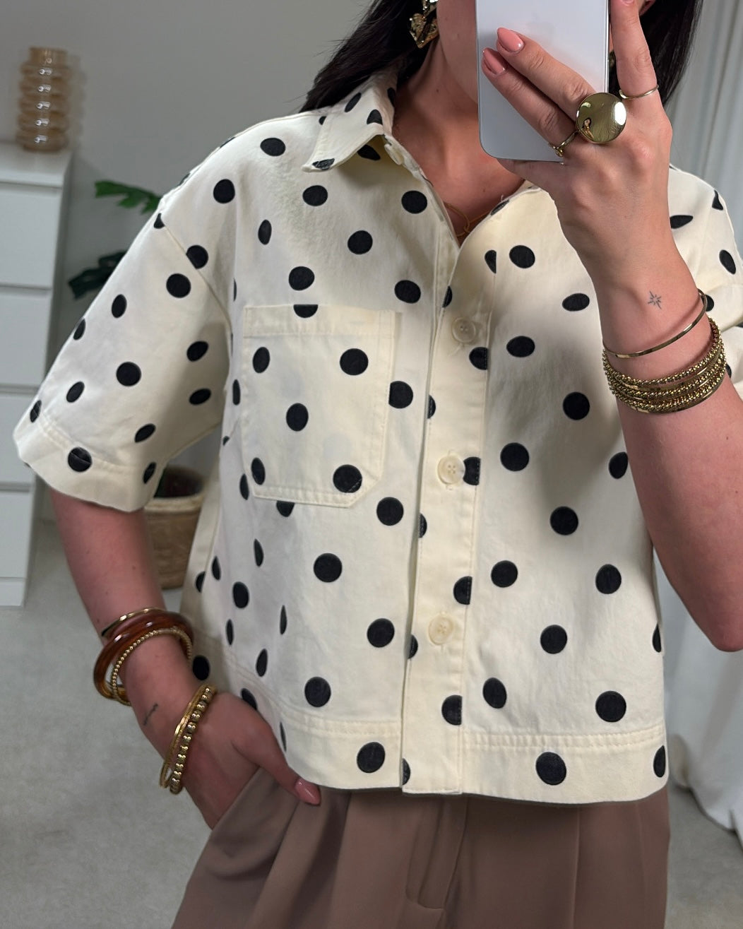 LaLunaTheLabel Peyton Blouse - Soft Yellow