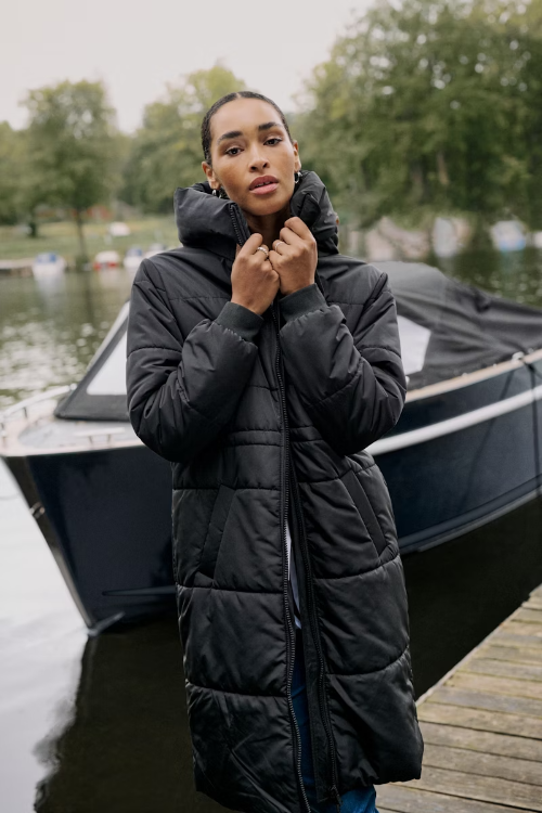 KANika Padded Coat Black Deep