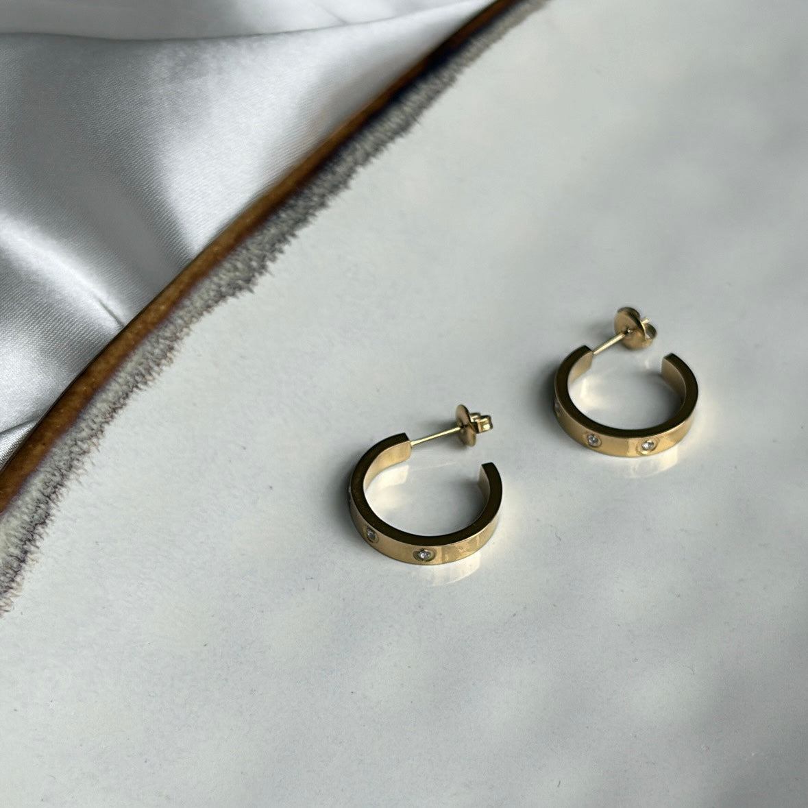 LaLunaTheLabel Gold Earrings