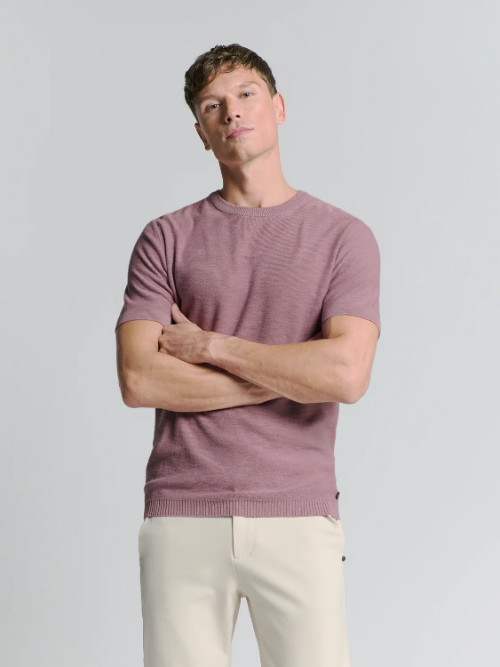 Slub Knit Crewneck T-Shirt