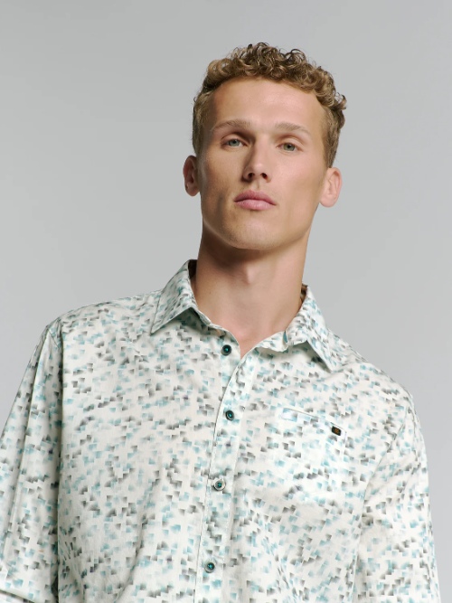 Printed Stretch Shirt