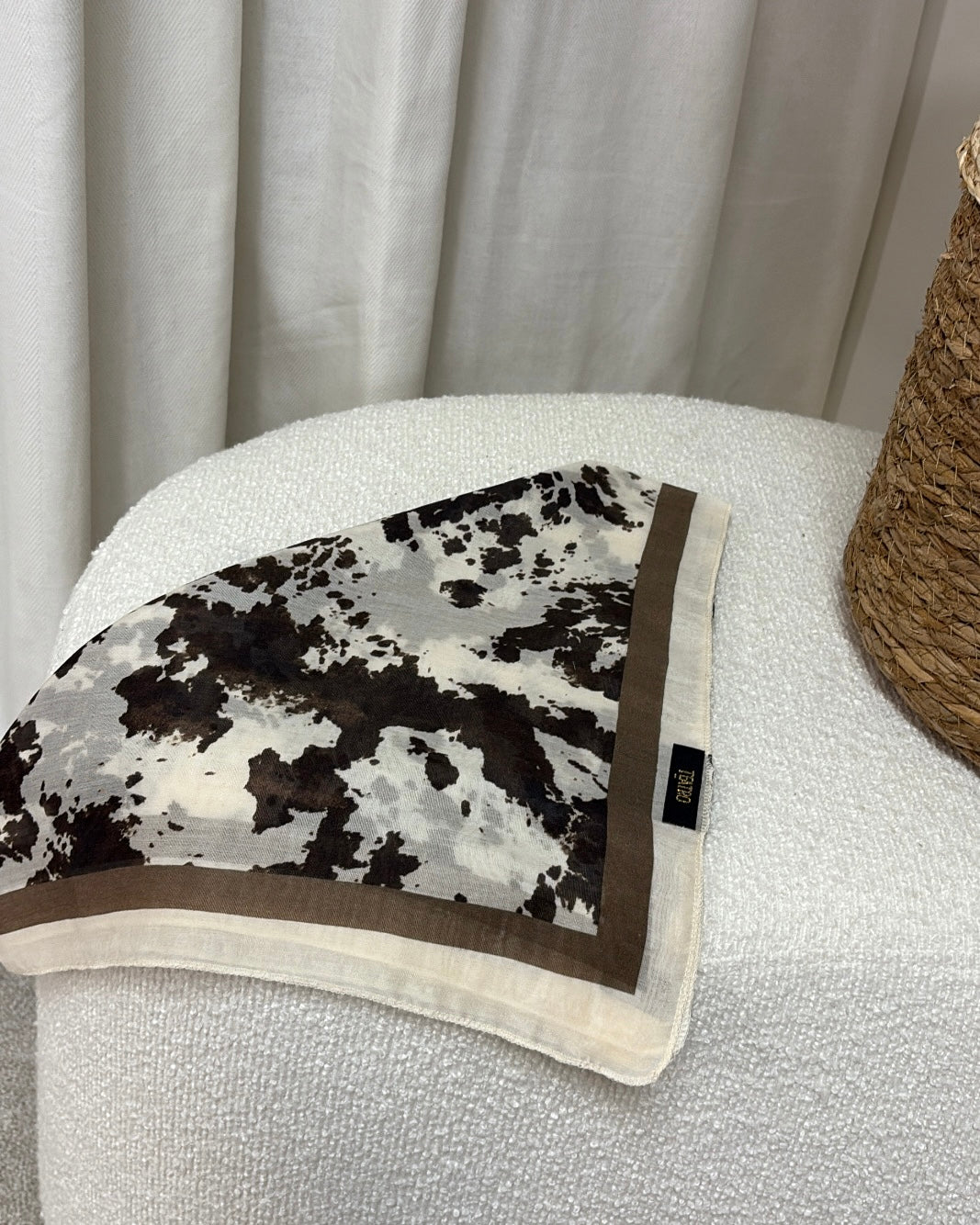 AMCow LaLunaTheLabel Cow AOP Scarf