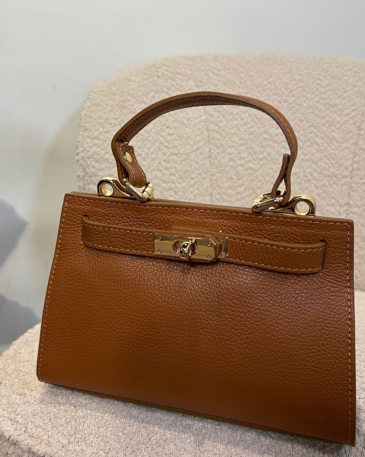 LaLunaTheLabel AMMaelle Bag Cognac
