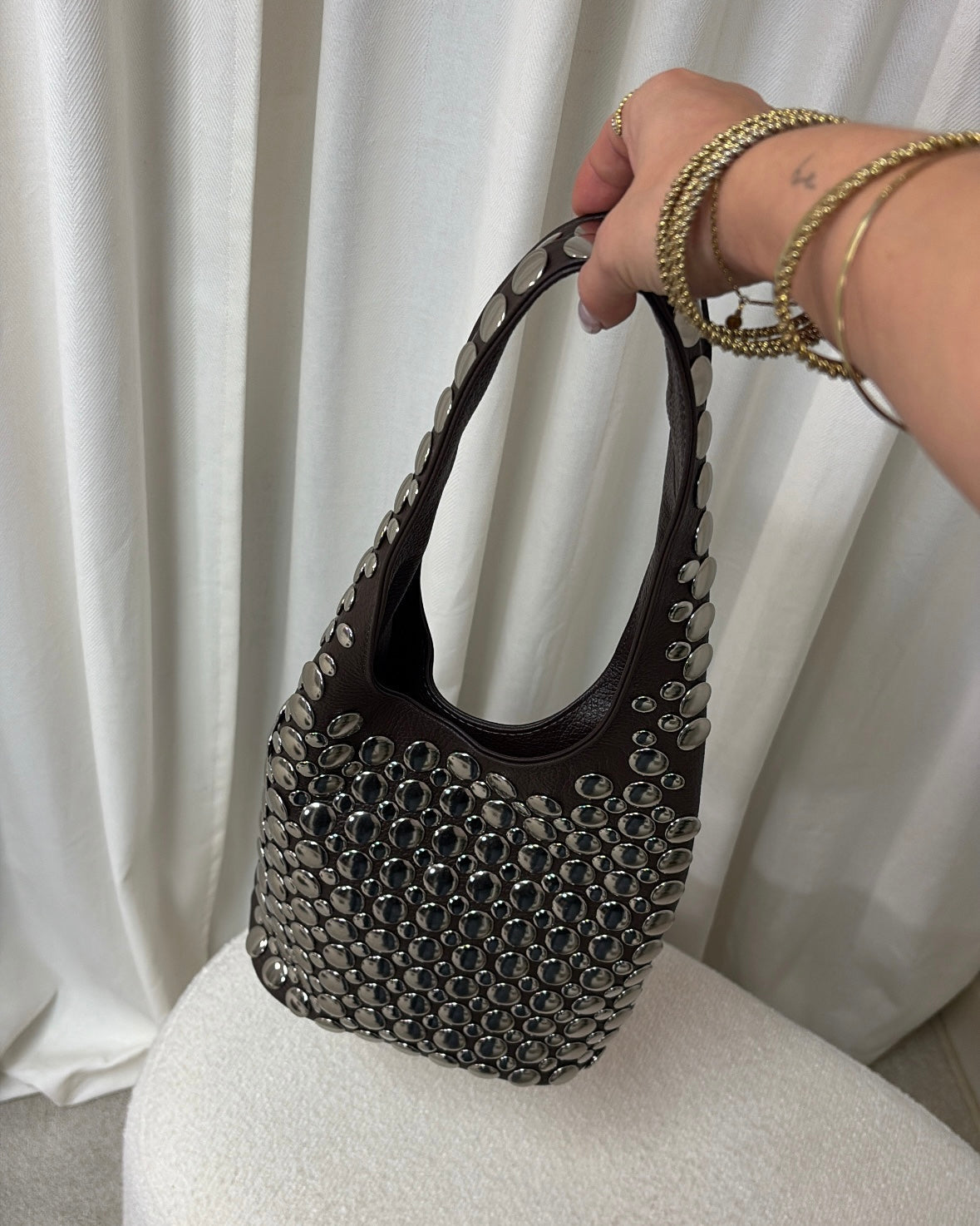 LaLunaTheLabel Tas Igone Dark Brown