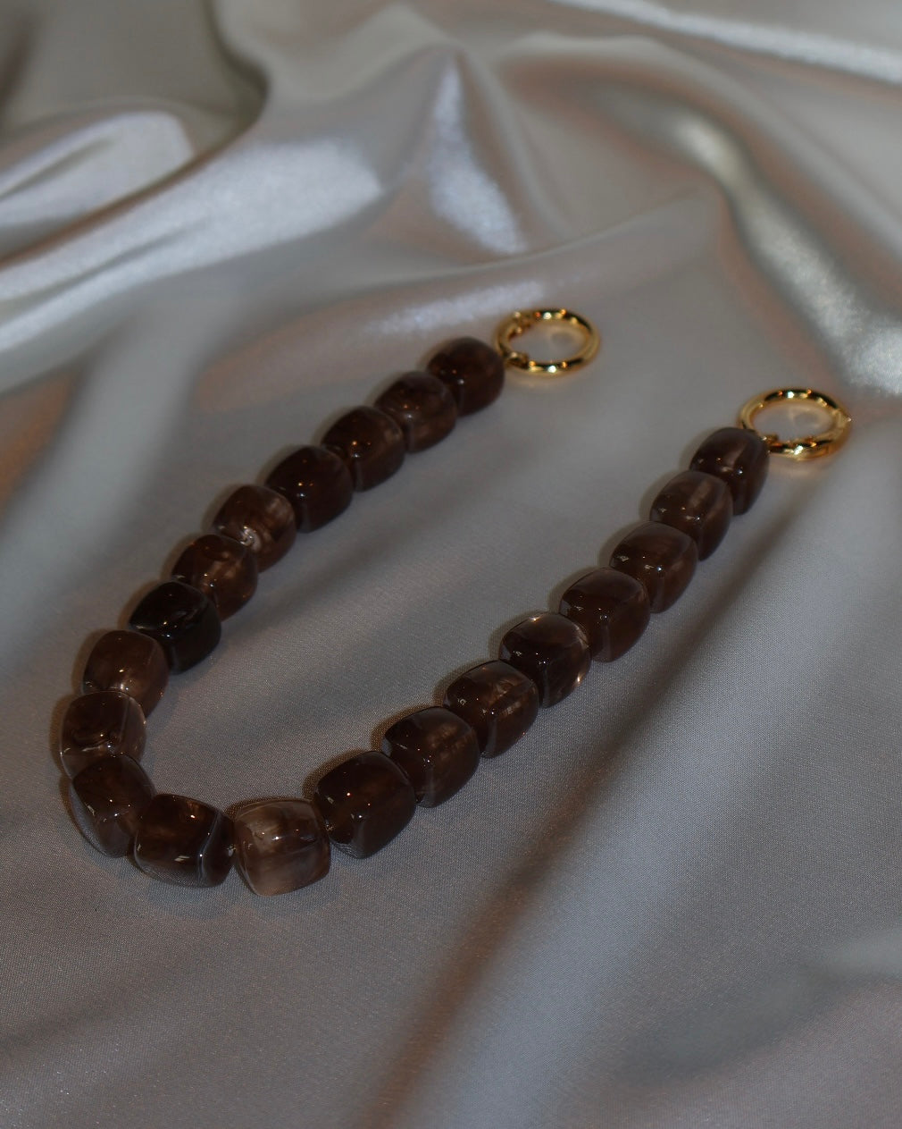 AMLiora Phone Cord Gold/Brown