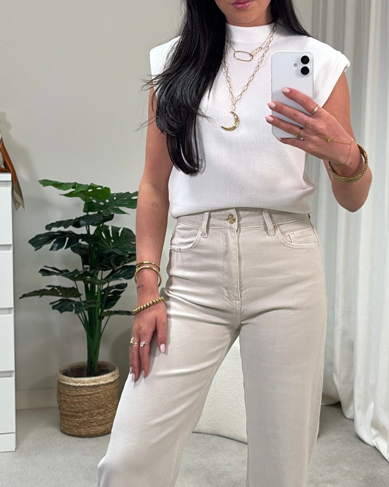 LaLunaTheLabel 8015# White Top