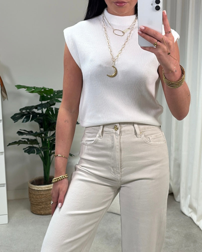 LaLunaTheLabel 8015# White Top