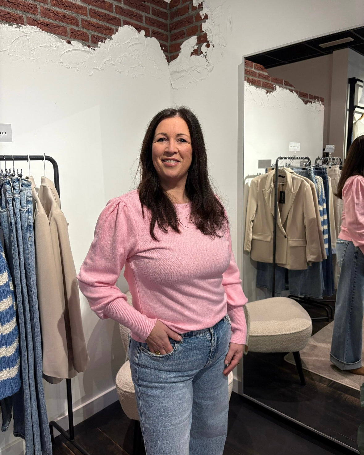 AMBrynn La Gare Sweater - Pink