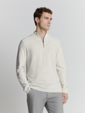 Half Zip Melange Pullover