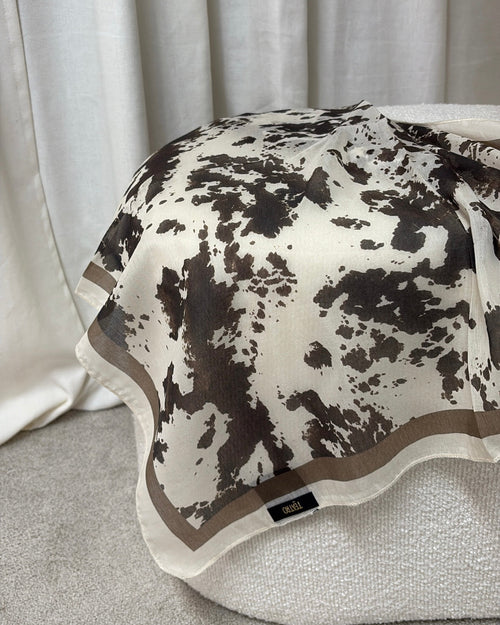 AMCow LaLunaTheLabel Cow AOP Scarf