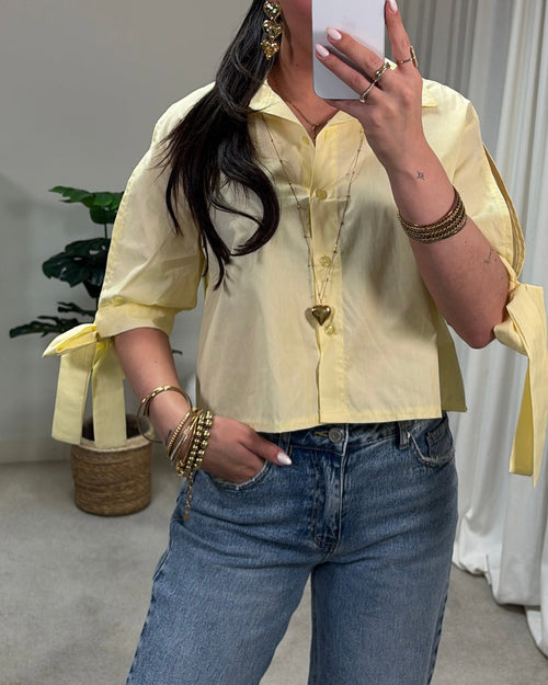 AMBo LaLunaTheLabel Butter Yellow Top