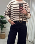 AMAdele Sweater Beige/Brown