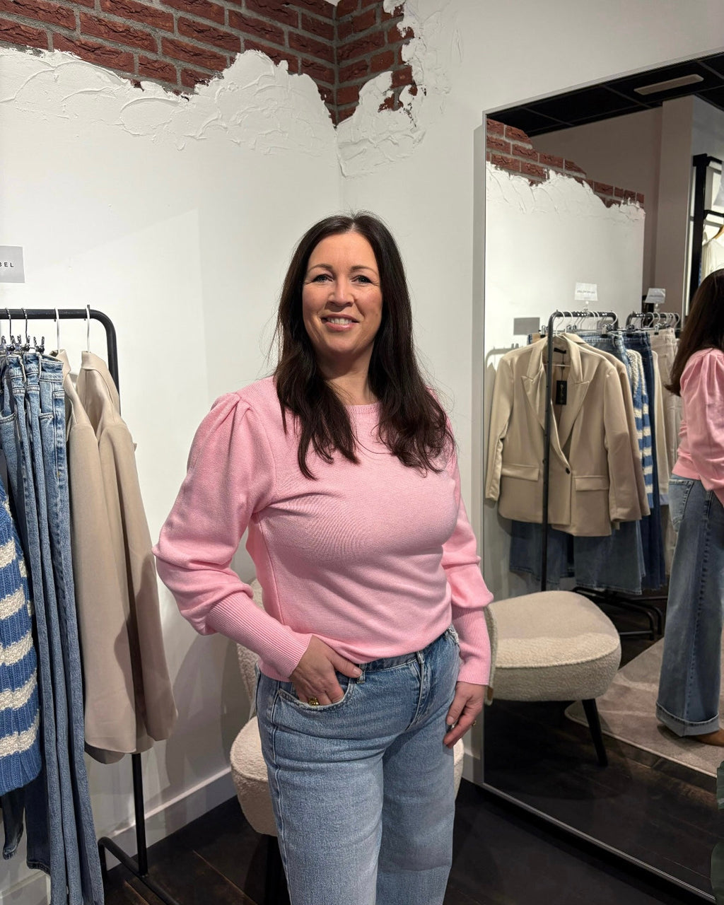 AMBrynn La Gare Sweater - Pink